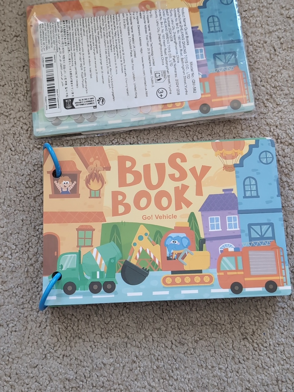 Busy Book - Go! Vehicle. New/Unassembled